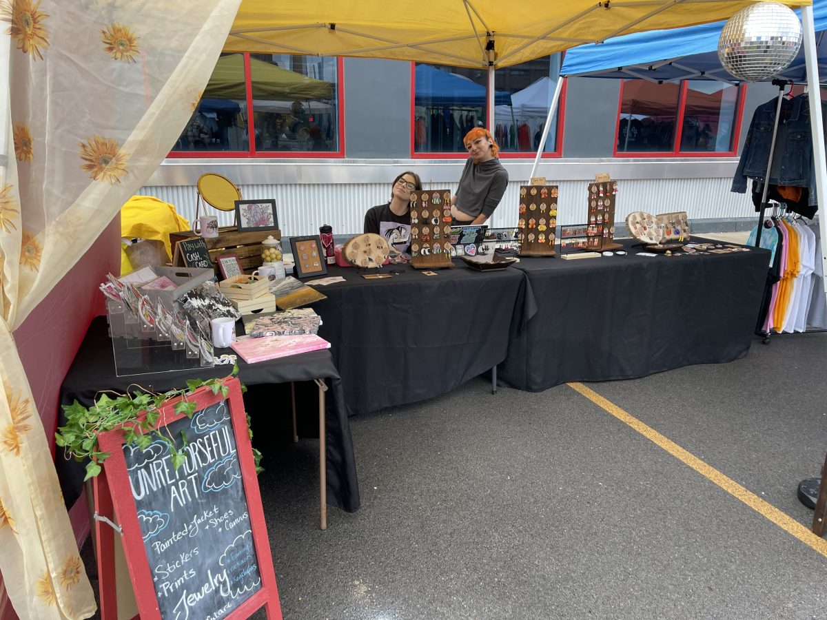 Local businesses on display at The Lucky Flea
