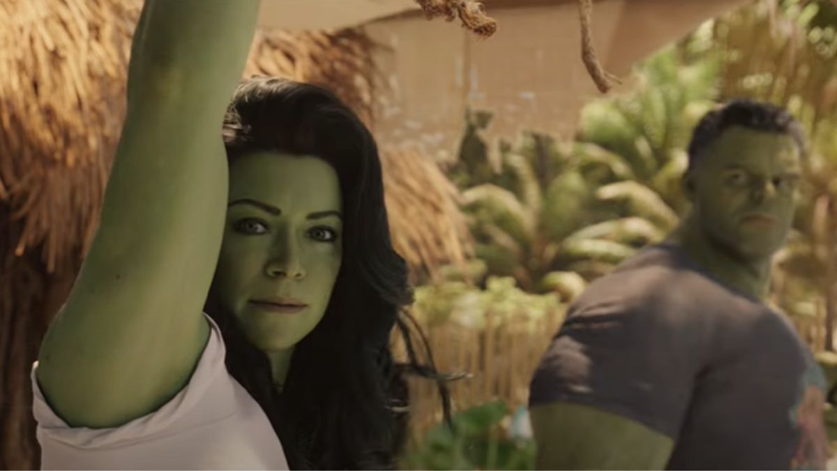 She-Hulk breaking the fourth wall...again. (Photo Credit: Marvel Entertainment/Disney+)