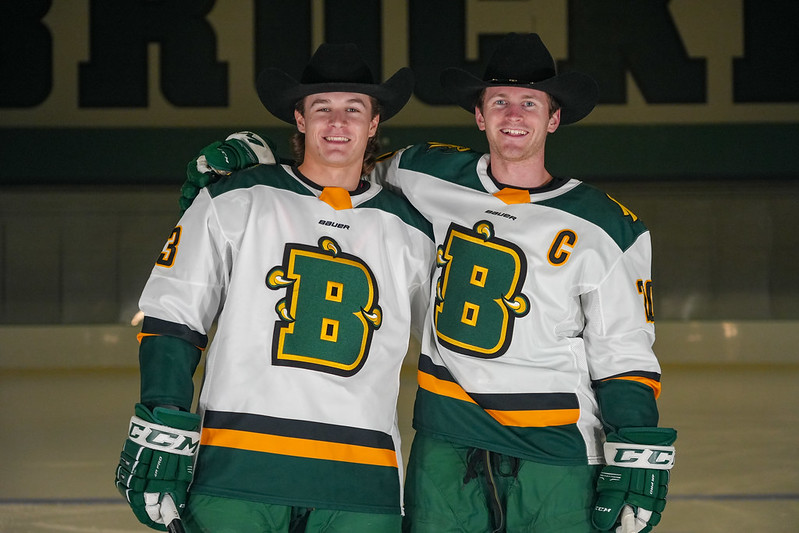 Harley and Galloway (left to right), photo credit: Kaite Wilson via Brockport Athletics Flickr