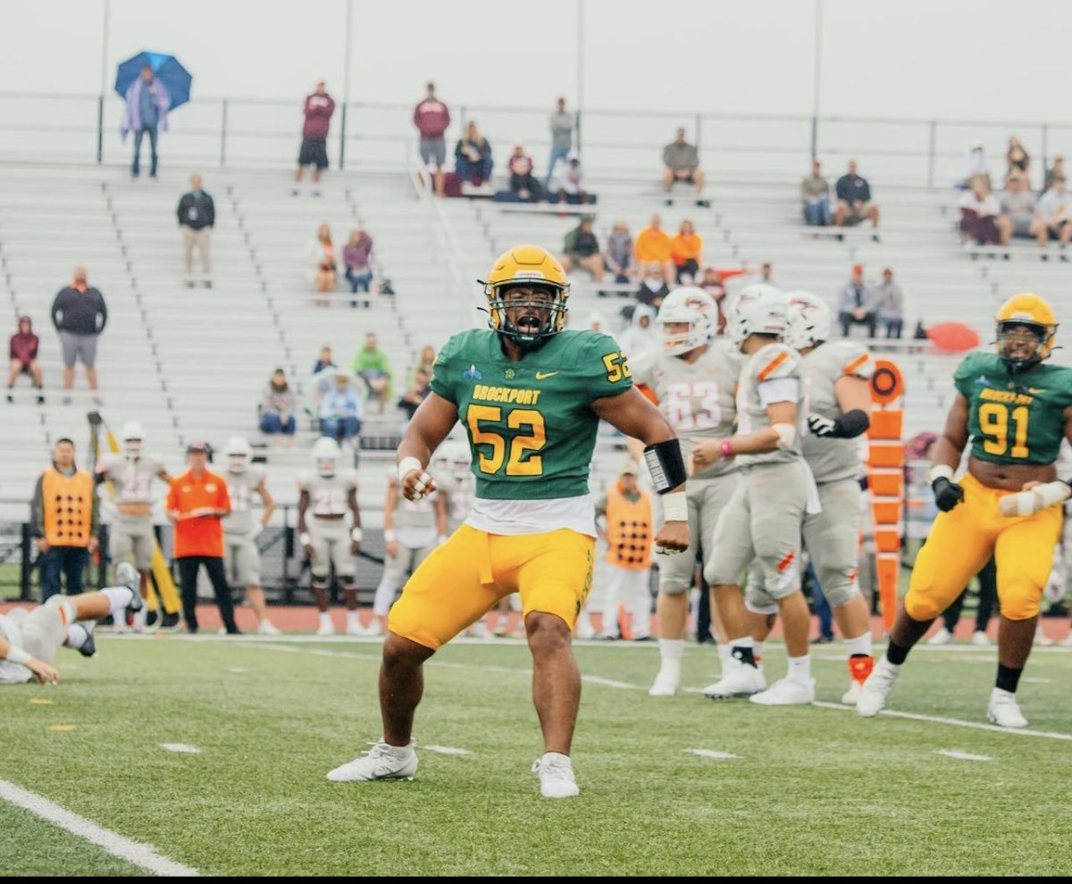 Mike Talbert has been the leader of a Brockport defense that ranks third Div. III in points per game allowed. (5.71) (Photo Credit: Brockport Athletics)