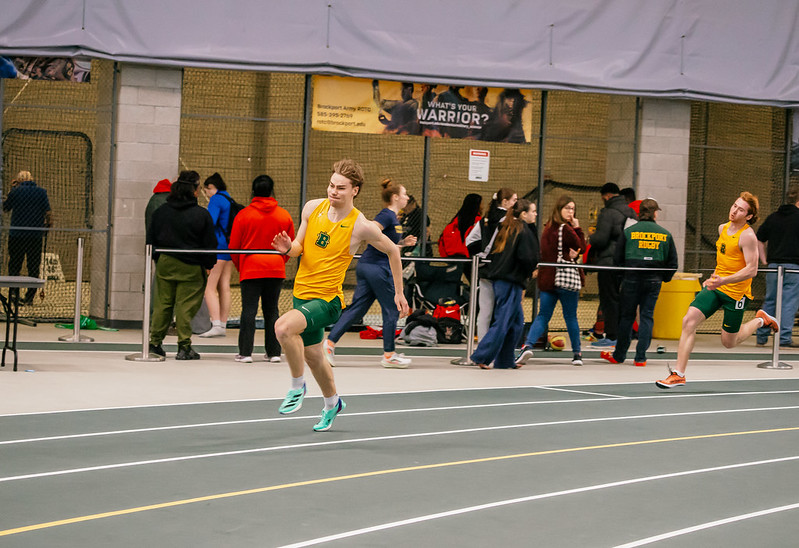 Craig Duffy was among a number of Golden Eagles to set new records this past weekend in Boston. (Photo Credit: Liv Metz/Brockport Athletics)