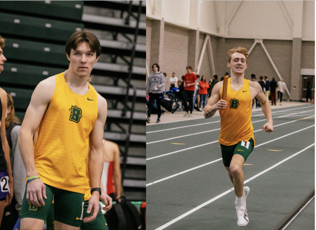 Jacob+Miller+%28left%29+and+Nick+Markle+%28right%29+each+set+new+program+records+for+the+Golden+Eagles+this+past+weekend.+%28Photo+Credit%3A+Liv+Metz%2FBrockport+Athletics%29