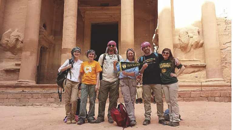 Previous students that participated in the study abroad program. Photo Credit: SUNY Brockport website