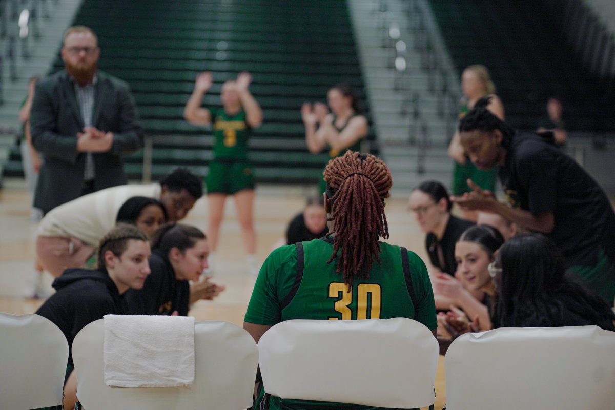 Brockports Zairea Hannah (30) starred Saturday as they won for the third consecutive game. (Photo Credit: Myles Goddard/Brockport Athletics)