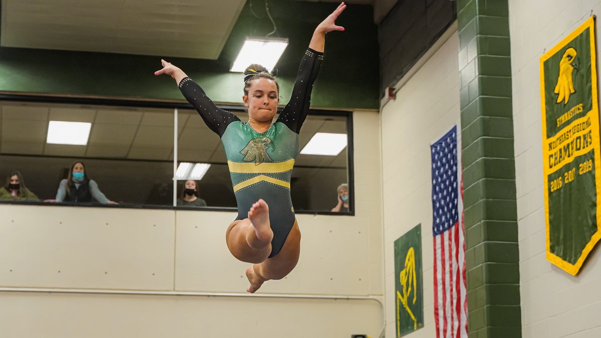 Natalie Galioto earned NCGA even specialist of the week in helping lead Brockport to the Empire State Collegiate Championship. (Photo Credit: Mathieu Starke/Brockport Athletics)