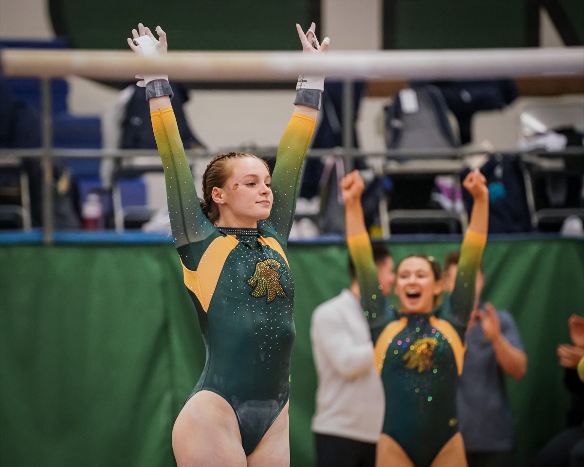 Lienna+Kay+competing+at+a+meet+earlier+this+season.+%28Photo+Credit%3A+Mathieu+Starke%2FBrockport+Athletics%29