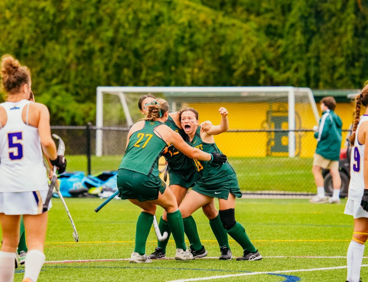 Quinn Guy scored the game winning goal for the Golden Eagles.