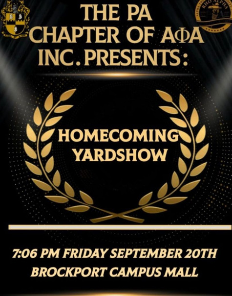 2024 Homecoming Yardshow flyer