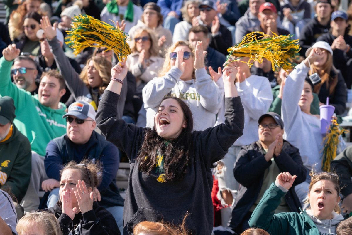 Crowd cheers at 2023 Homecoming Football Game