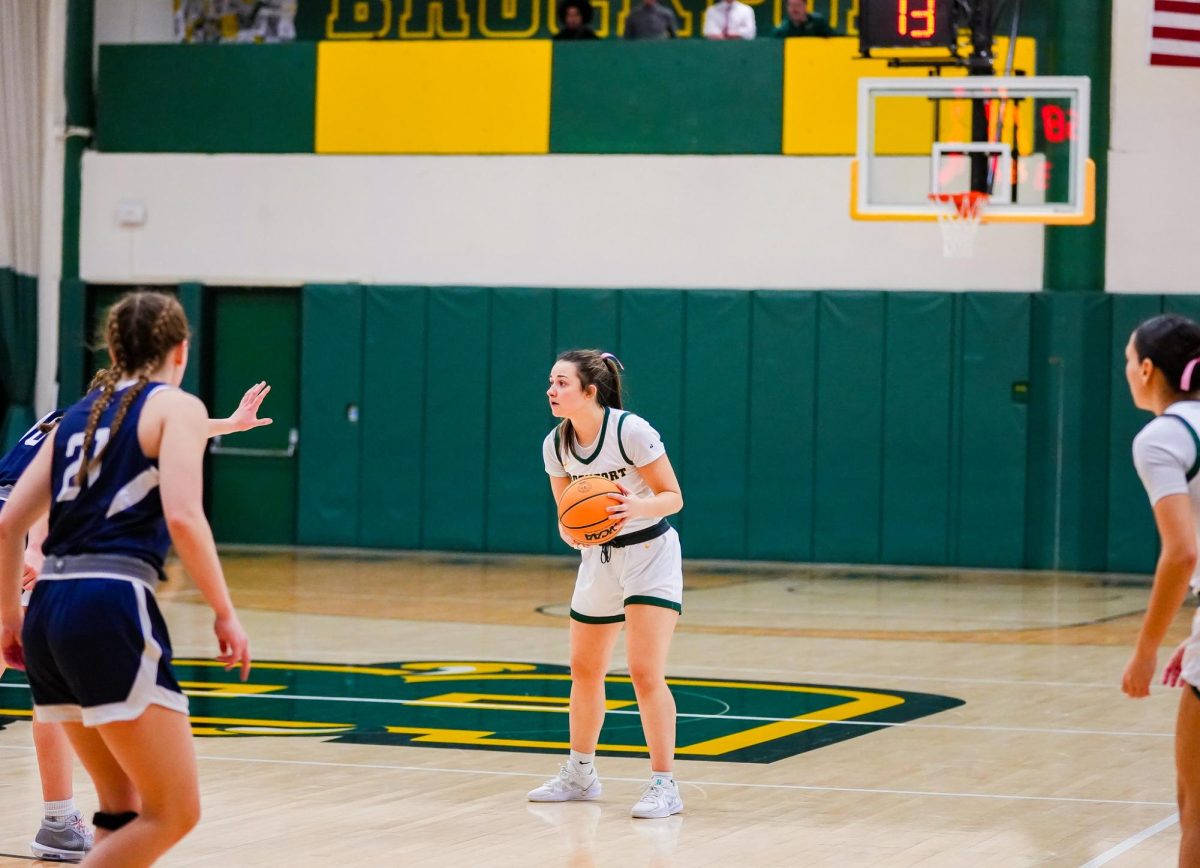 Mandy Brink led Brockport in scoring with 16 points in the win over Geneseo.