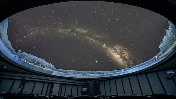 The SUNY Brockport Planetarium presents star-studded shows throughout the academic year. (Photo credit: SUNY Brockport website). 