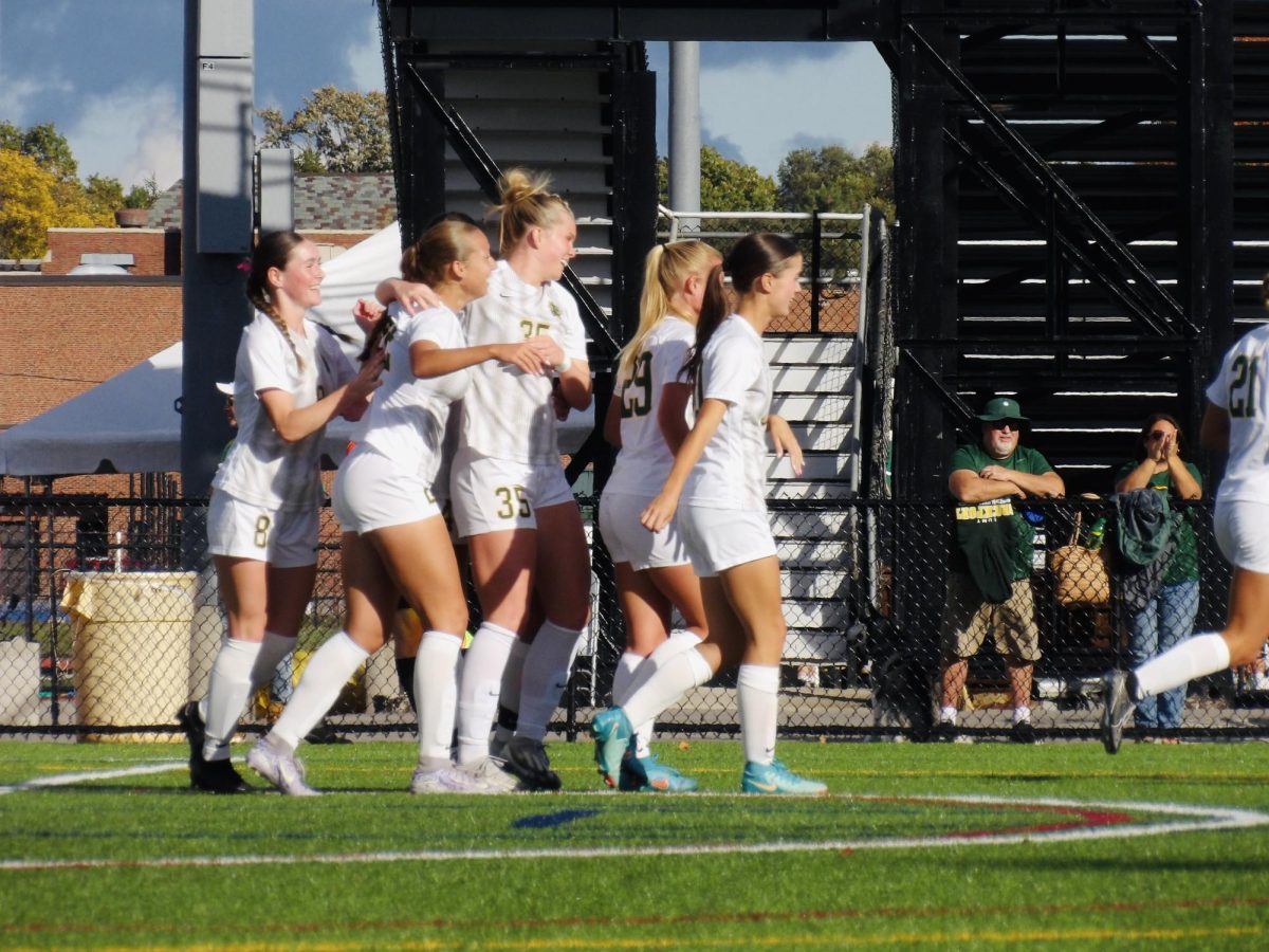 Brockport shutout Nazareth 1-0 to improve to 8-0-3 and 6-0 in conference play, first in the Empire 8. 