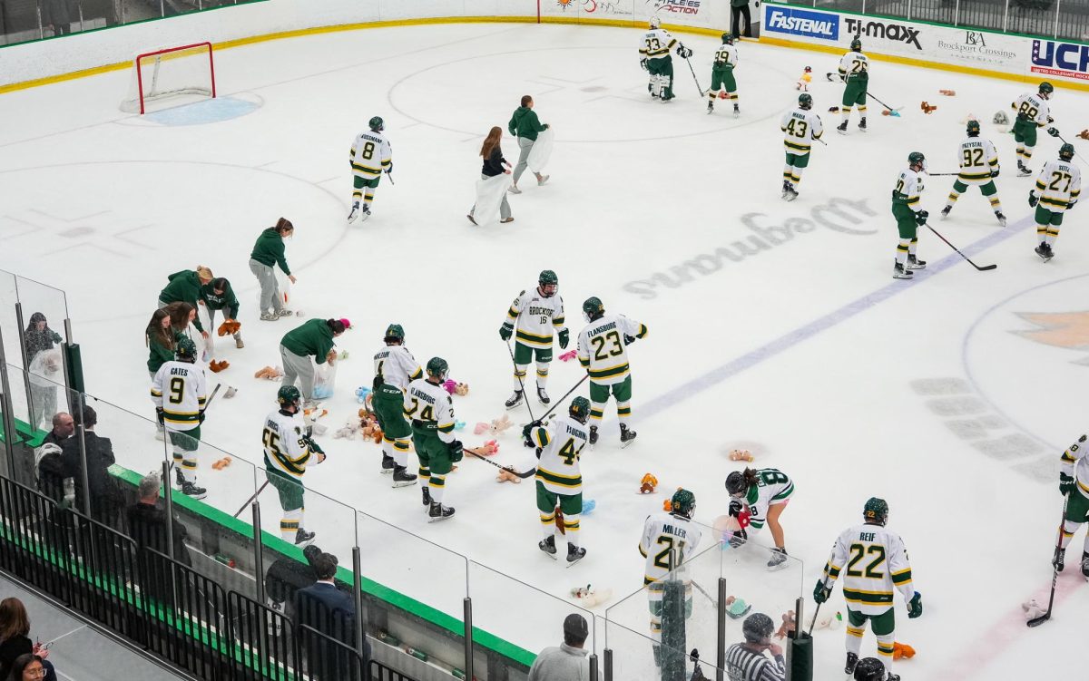 Brockport celebrated its sixth annual Teddy Bear Toss.