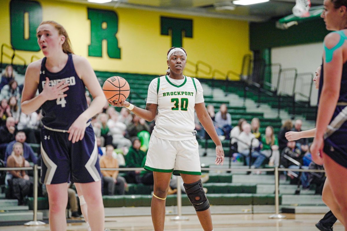 Zairea Hannah in a 2024 matchup hosting SUNY Geneseo. Hannah had a historic two-year career as a Golden Eagle. 