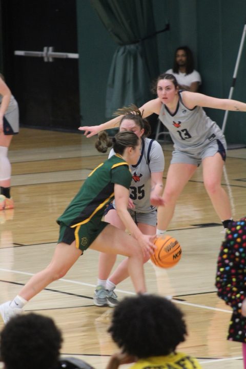 Mandy Brink drives past a Utica defender. 