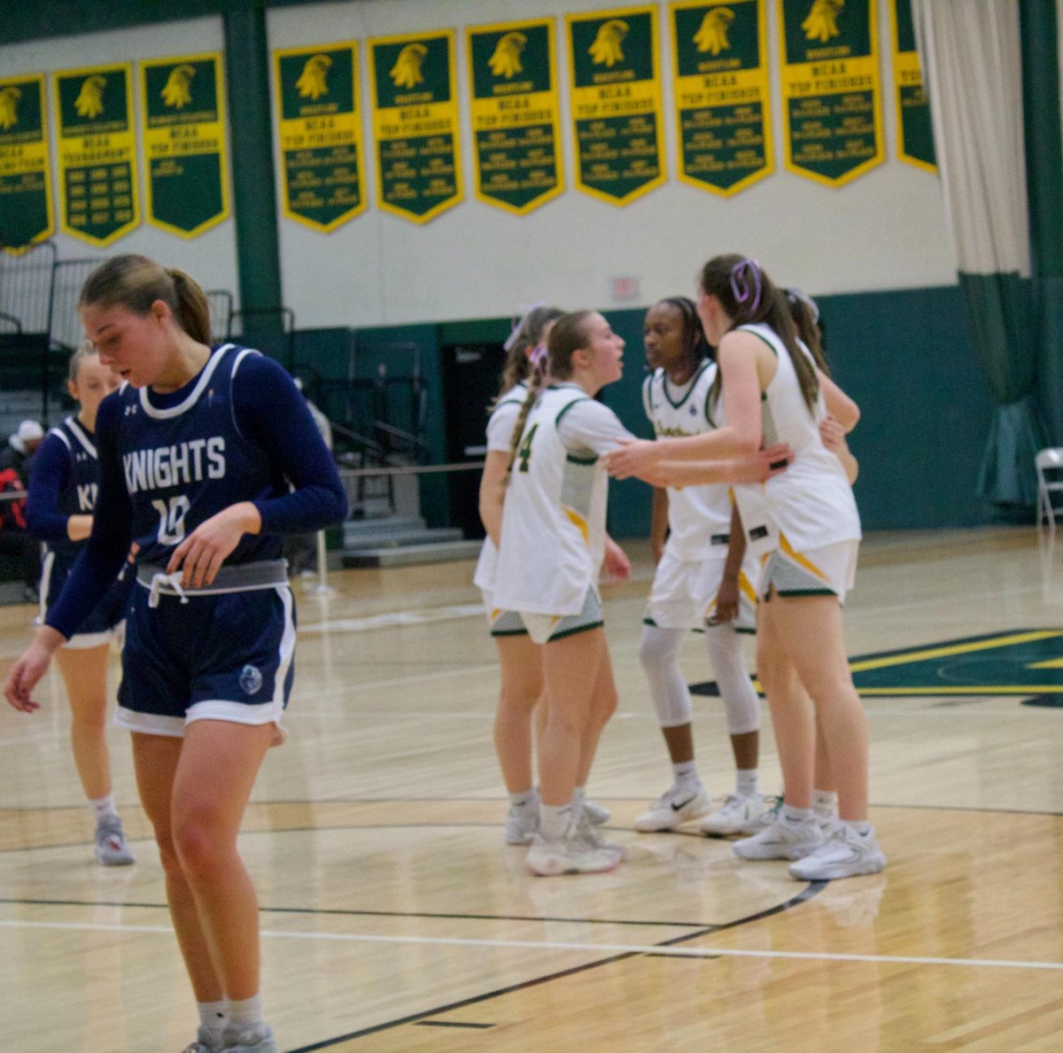The Brockport Golden Eagles hosted the SUNY Geneseo Knights in a Empire 8 Championship rematch. 
