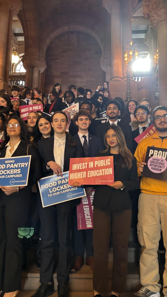 BSG President Sharvani Regmi visits Albany for SUNY Advocacy Day (Feb. 4, 2026)