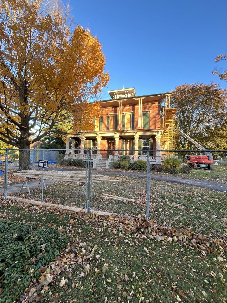 Restoration underway at the Morgan-Manning house (Nov. 6, 2026)