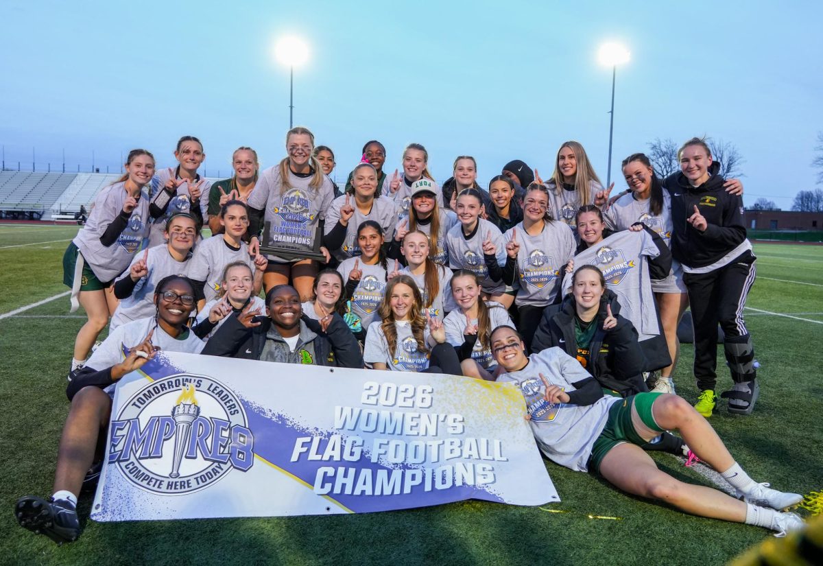 Brockport won the first ever Empire 8 Flag Football Championship with a 36-31 victory over Elmira. 