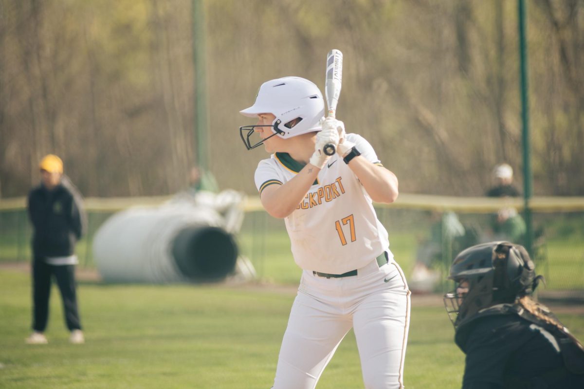 Natalie Faas (17) led game two with two hits with two runs and an RBI. On the day, the junior finished 4-5 with three runs and an RBI.